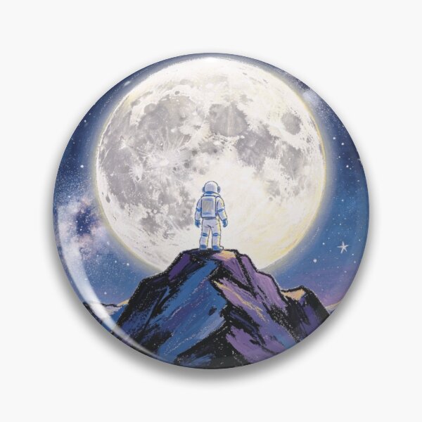 Item preview, Wanderer Beneath the Giant Moon designed and sold by TeyArtWork.