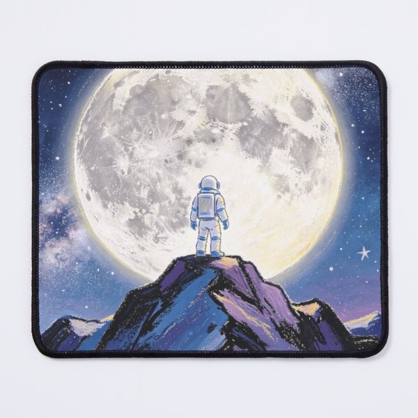Item preview, Wanderer Beneath the Giant Moon designed and sold by TeyArtWork.