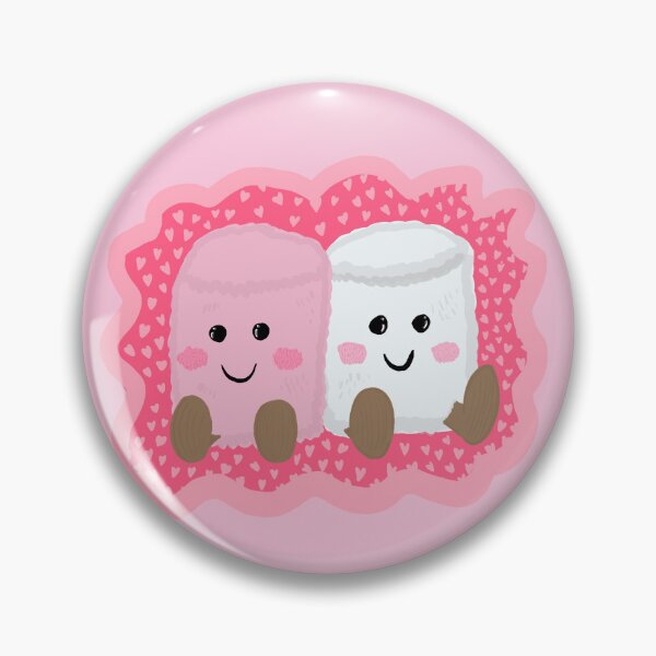 Item preview, Marshmallow Keychain designed and sold by littlestickershoppe.