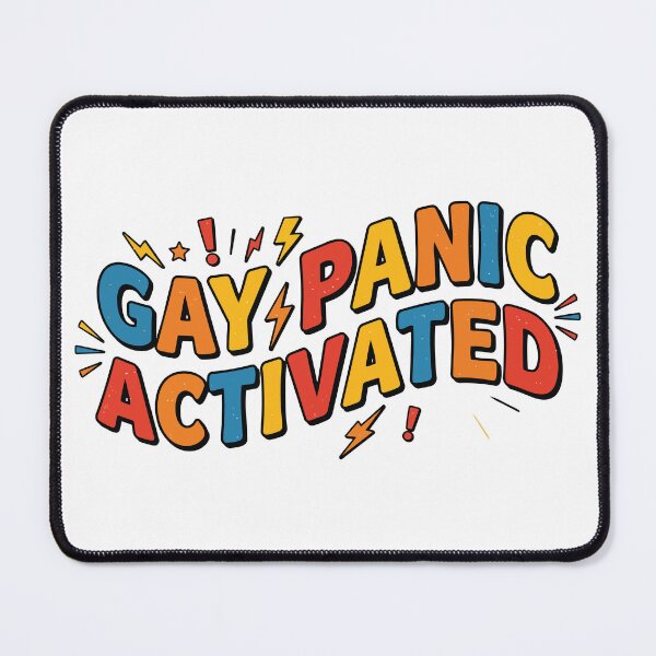 Item preview, Gay Panic Activated designed and sold by tigrootiger.