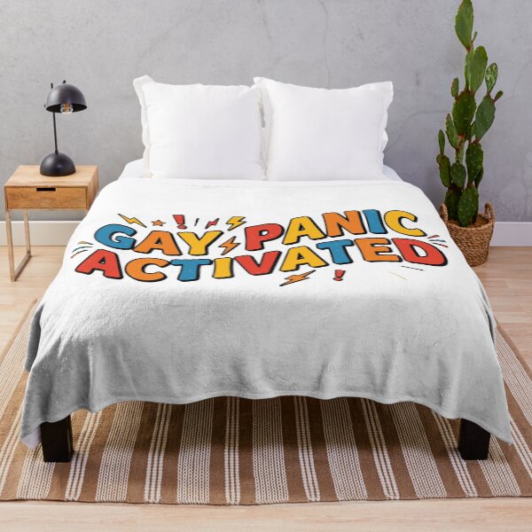 Item preview, Gay Panic Activated designed and sold by tigrootiger.