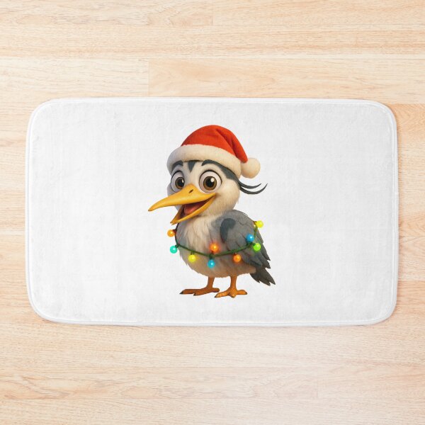 Item preview, Christmas Grey Heron designed and sold by Sillytoe.