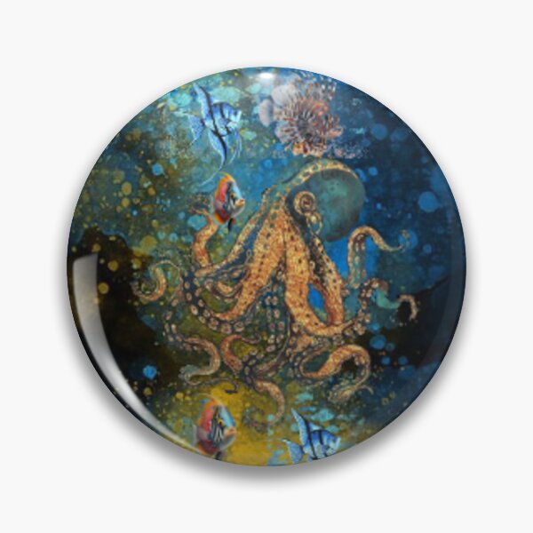 Item preview, Golden Octopus designed and sold by Rosa1977.