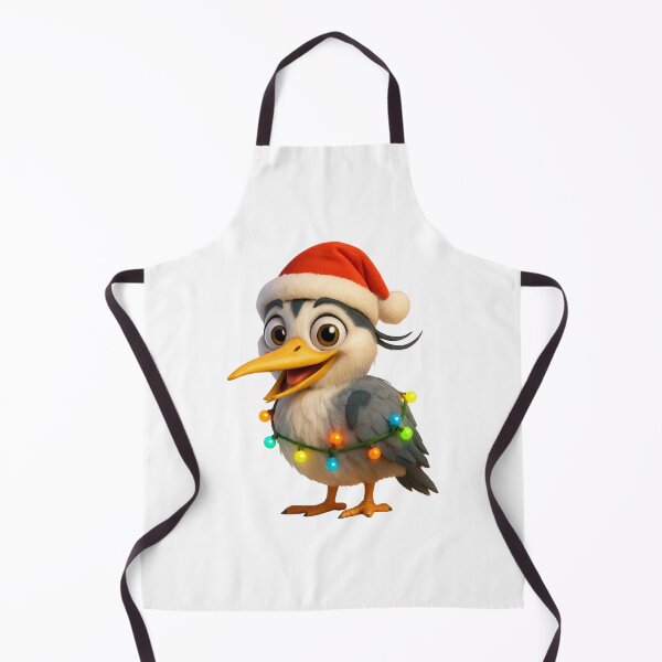 Item preview, Christmas Grey Heron designed and sold by Sillytoe.