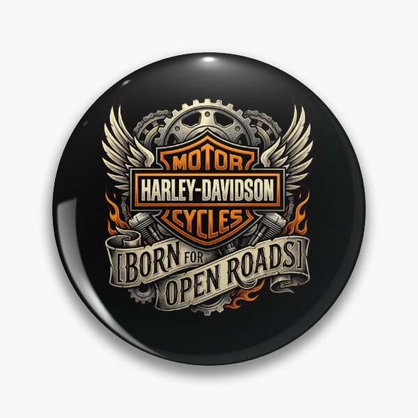 Item preview, Harley Davidson Born For Open Roads American Road Legend Graphic designed and sold by enzoade.