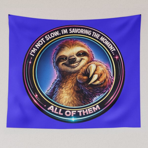 Item preview, Sloth - I’m not slow. I’m savoring the moment… all of them. designed and sold by shorethings.
