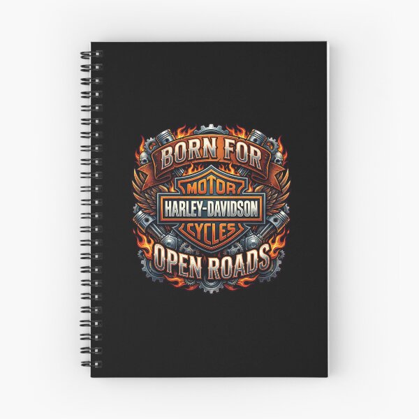 Item preview, Harley Davidson Born For Open Roads Heritage Rider Design designed and sold by enzoade.