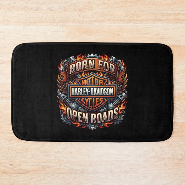 Item preview, Harley Davidson Born For Open Roads Heritage Rider Design designed and sold by enzoade.