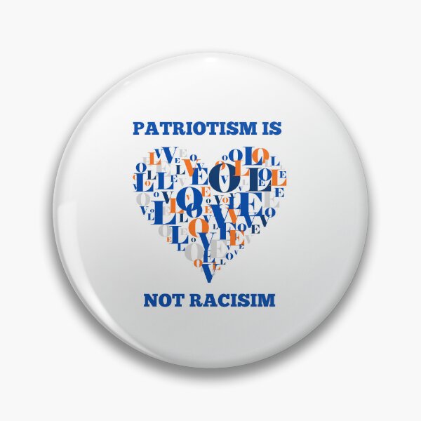 Item preview, One Nation - Patriotism is not Racism designed and sold by PurrfectionMeow.