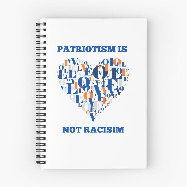 Item preview, One Nation - Patriotism is not Racism designed and sold by PurrfectionMeow.