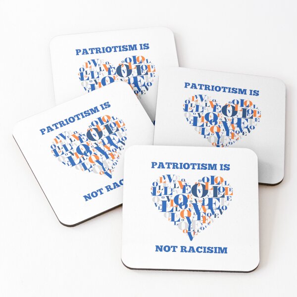 Item preview, One Nation - Patriotism is not Racism designed and sold by PurrfectionMeow.