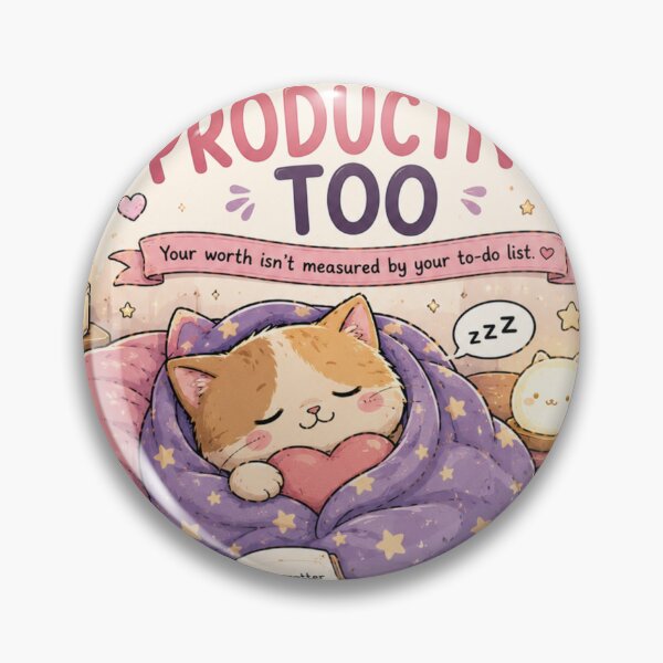 Item preview, Resting Is Productive Too Sleeping Cat Sticker designed and sold by NexusPixels.