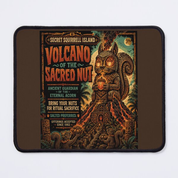Item preview, Volcano of the Sacred Nut designed and sold by SecretSquirrellDesigns.