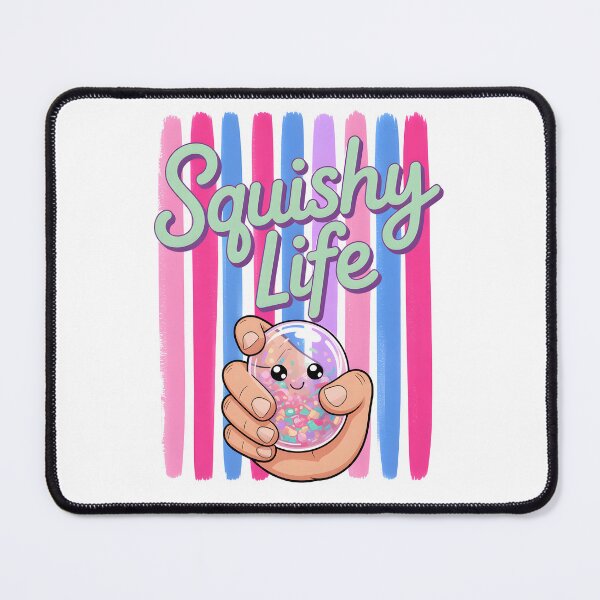 Item preview, Squishy Life – Glitter Dumpling Squishy Retro Striped Design designed and sold by EmeraldeaArt.