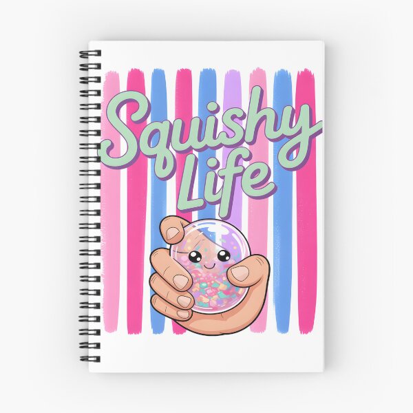Item preview, Squishy Life – Glitter Dumpling Squishy Retro Striped Design designed and sold by EmeraldeaArt.