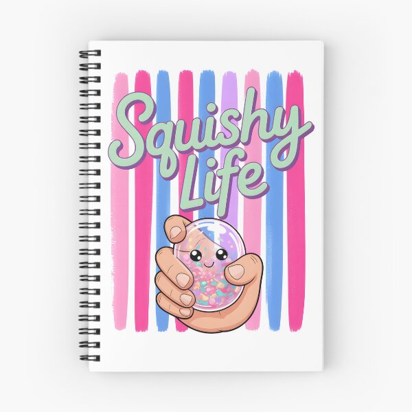 Item preview, Squishy Life – Glitter Dumpling Squishy Retro Striped Design designed and sold by EmeraldeaArt.
