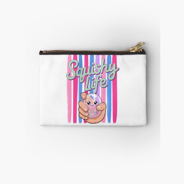 Item preview, Squishy Life – Glitter Dumpling Squishy Retro Striped Design designed and sold by EmeraldeaArt.