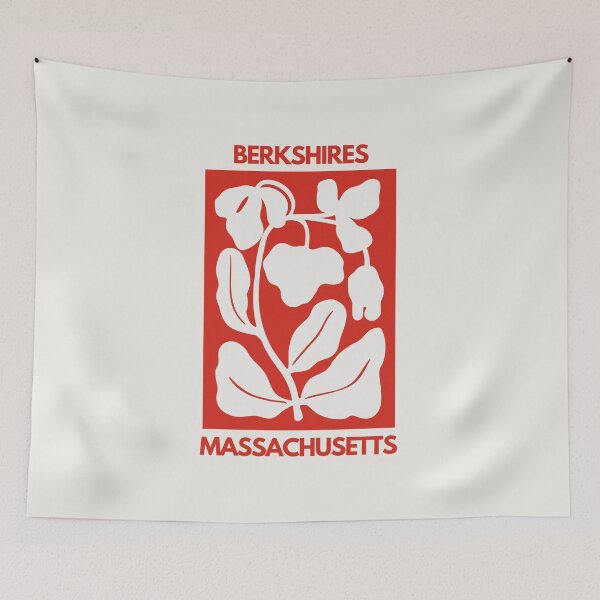 Item preview, Berkshires Minimalist Poster - Wildflower Bloom designed and sold by tiigerdad.