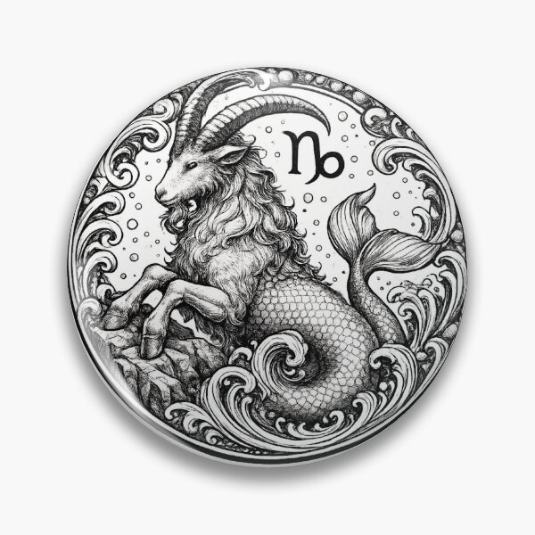 Item preview, Capricorn Zodiac Sign designed and sold by VelaVestida.