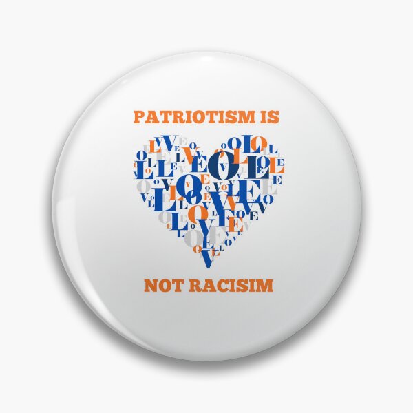 Item preview, Patriotism is not Racism - One Nation designed and sold by PurrfectionMeow.