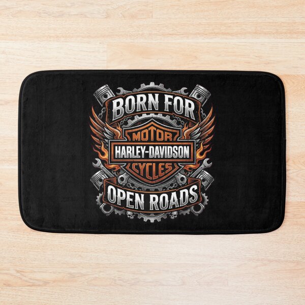 Item preview, Harley Davidson Born For Open Roads Highway Spirit Biker Design designed and sold by enzoade.