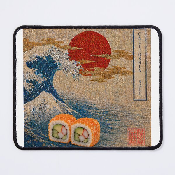 Item preview, California Roll Sushi — Ukiyo-e Japanese Sushi Art Tee designed and sold by nurusubetei.