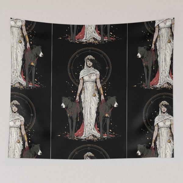 Item preview, Hekate and her hounds designed and sold by MendaciousMina.