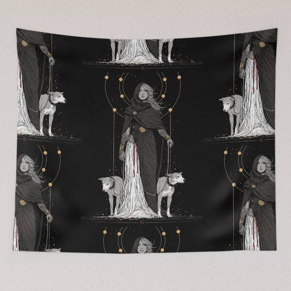 Item preview, Hekate and her hounds designed and sold by MendaciousMina.