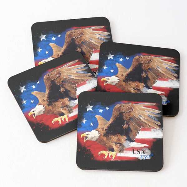 Item preview, USA Eagle 250 (for dark backgrounds) designed and sold by Fox Tale Studio.