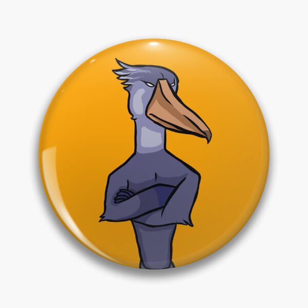 Item preview, Shoebill Bird Character Illustration | Funny Stork-Inspired Cartoon Drawing designed and sold by MechanicalART.