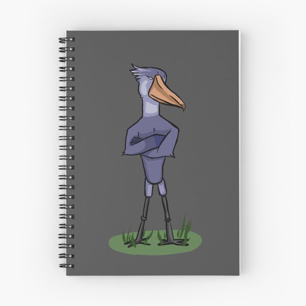 Item preview, Shoebill Bird Character Illustration | Funny Stork-Inspired Cartoon Drawing designed and sold by MechanicalART.
