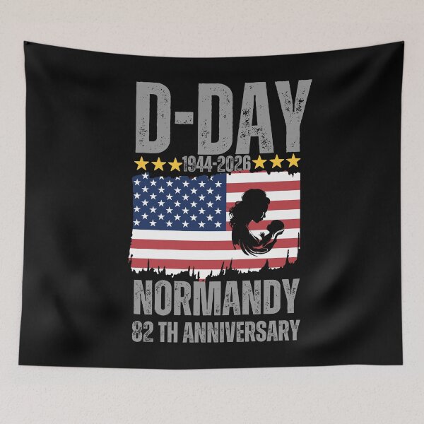 Item preview, D-Day 82nd Anniversary Operation Overlord Normandy 1944 Historical Tribute designed and sold by BOUCHERIT amine.
