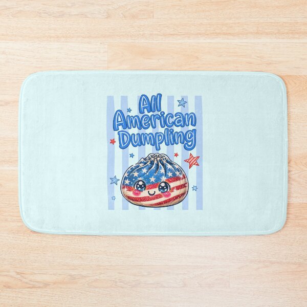 Item preview, All American Dumpling – Kawaii Squishy Design designed and sold by EmeraldeaArt.