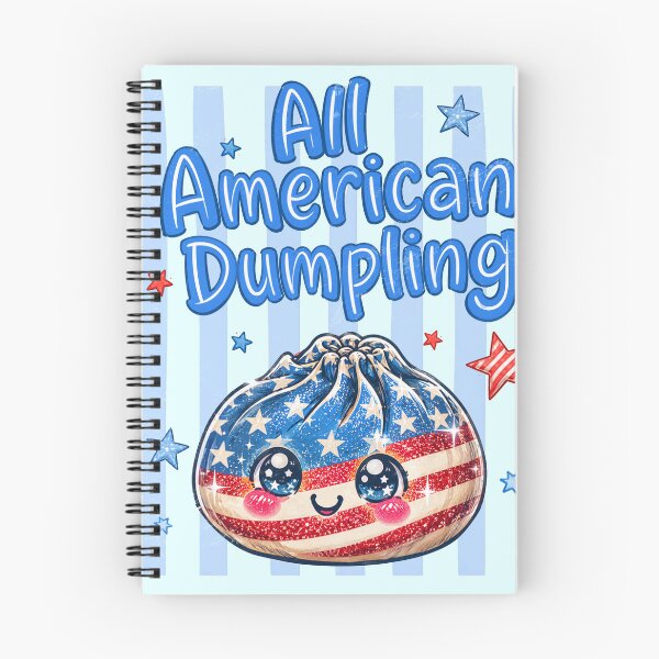 Item preview, All American Dumpling – Kawaii Squishy Design designed and sold by EmeraldeaArt.