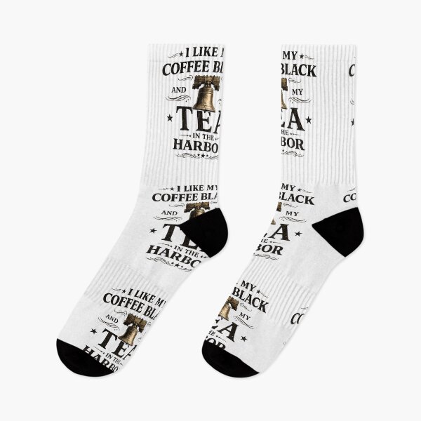 Item preview, i like my coffee black and my tea in the harbor  designed and sold by VYRON STUDIO.