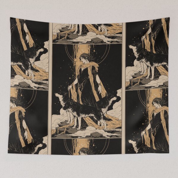 Item preview, Hekate and her hounds designed and sold by MendaciousMina.