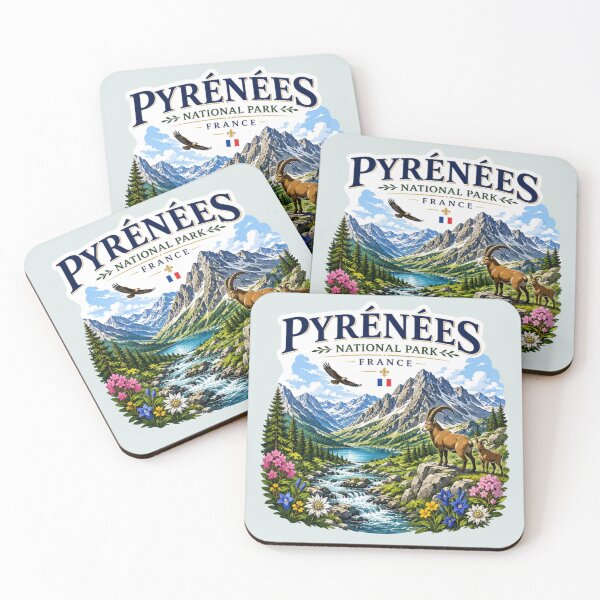 Item preview, Pyrénées National Park, France - Alpine Mountains designed and sold by Myra365Art.