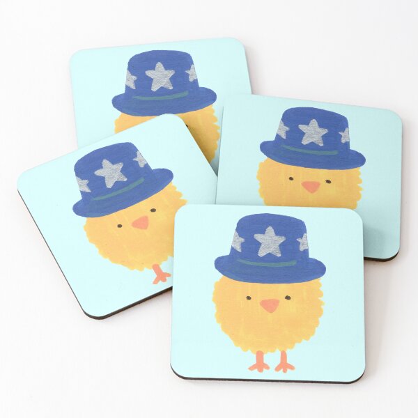 Item preview, Patriotic Chick with Blue Star Hat designed and sold by Savy's Nook.
