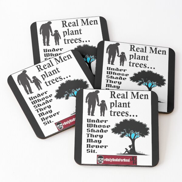 Item preview, Real Men Plant Trees (White) *More Colors Available in Collection designed and sold by OnlyDadsForReal.