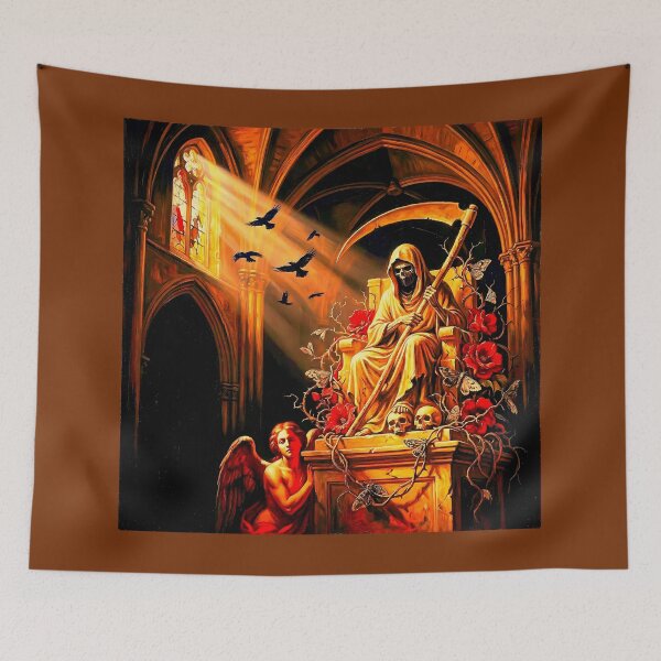Item preview, Dark Gothic Art &amp; Fine Art Prints (1:1 Square Posters) designed and sold by Cyber-ART-Studio.
