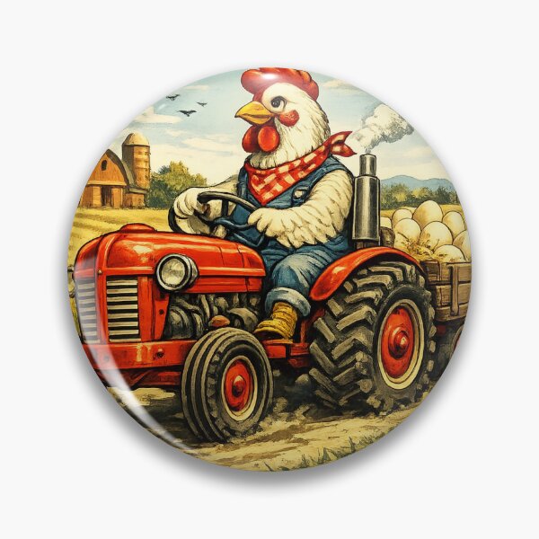 Item preview, Tractor Chicken designed and sold by MH Designs.