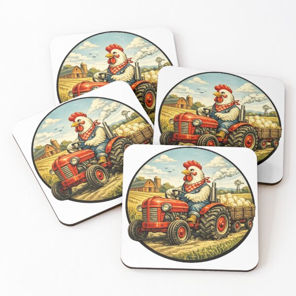Item preview, Tractor Chicken designed and sold by MH Designs.