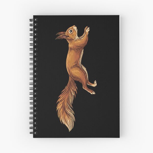Item preview, Red Squirrel in Motion – Wildlife Illustration designed and sold by Fruit-Fletcher.