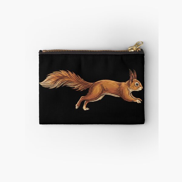 Item preview, Red Squirrel in Motion – Wildlife Illustration designed and sold by Fruit-Fletcher.