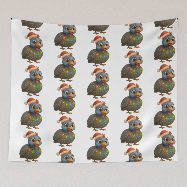 Item preview, Christmas Guinea Fowl designed and sold by Sillytoe.