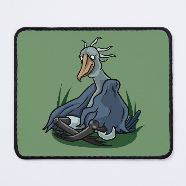 Item preview, Sleepy Shoebill Bird Illustration | Cute Cartoon Wildlife Art designed and sold by MechanicalART.
