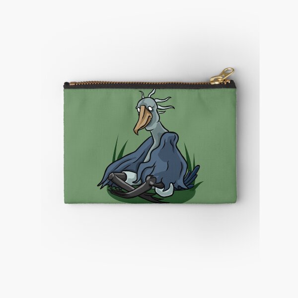 Item preview, Sleepy Shoebill Bird Illustration | Cute Cartoon Wildlife Art designed and sold by MechanicalART.