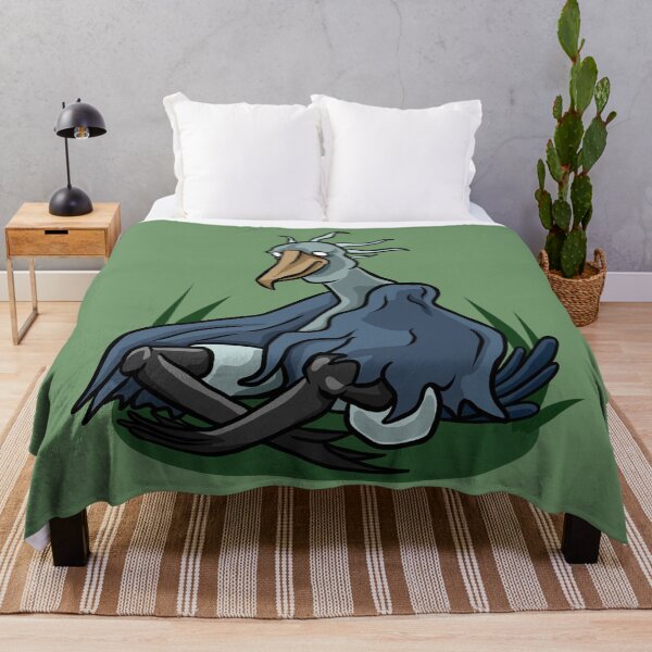 Item preview, Sleepy Shoebill Bird Illustration | Cute Cartoon Wildlife Art designed and sold by MechanicalART.
