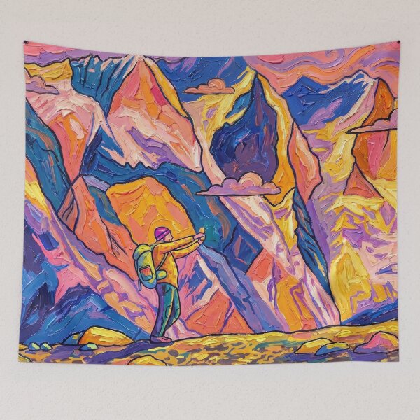 Item preview, Selfie in the himalayas designed and sold by BLUESKY11a.