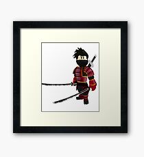 Roblox Ninja Framed Print